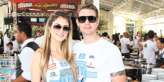 Grazzielle Feilstrecker e Fabrício Henricer: bonito casal! 